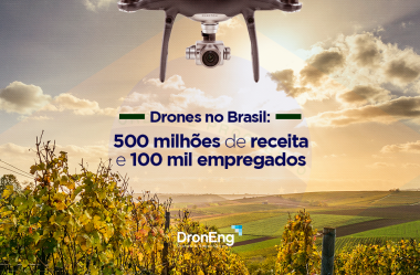 Drones no Brasil: 500 milhões de receita e 100 mil empregos